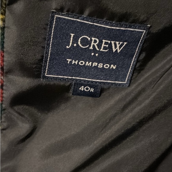 J Crew Wool Tartan plaid sports coat 40R - Picture 3 of 3